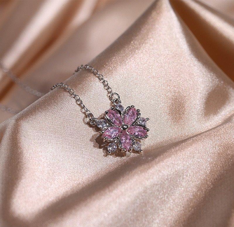 KYC Marquise Flower Pendent Set