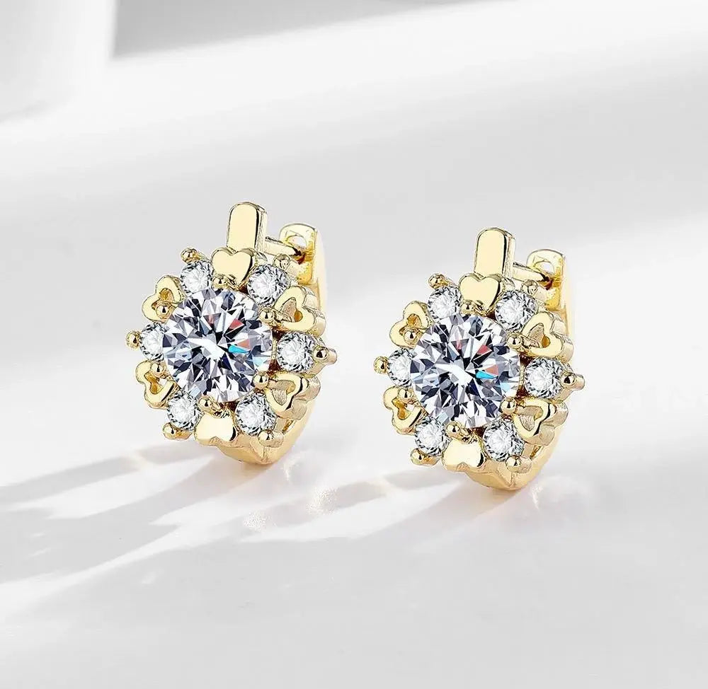 BLX Flower Hoops Pair