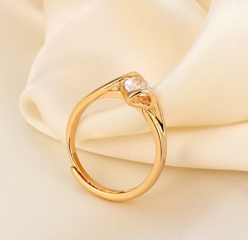 BLX Heart Adjustable Ring
