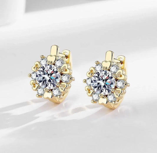 BLX Flower Hoops Pair