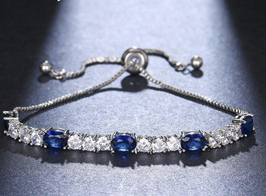 BYJ Oval Stone Bracelet Adjustable