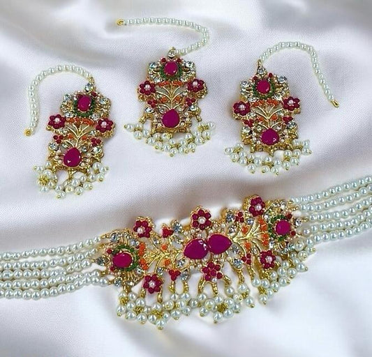 SDQ Flower Chokar set